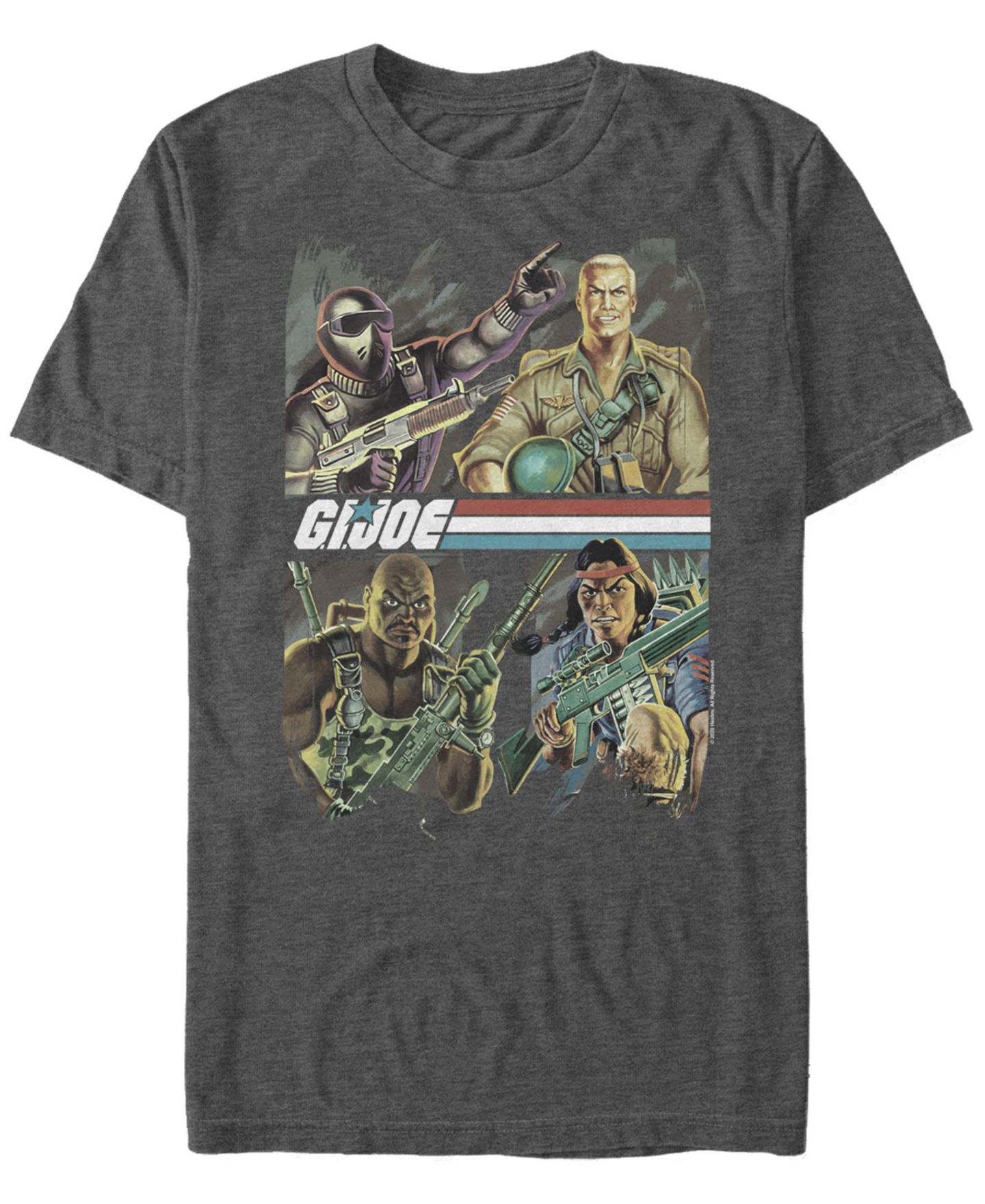 Мужская футболка Fifth Sun G.I.Joe Character Box Up Short Sleeve, цвет: Тёмный серый — фото 1