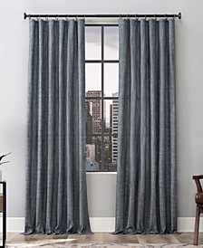 Delton 52" x 84" Stonewashed Cotton Ring Top Curtain Panel