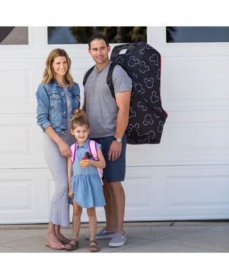 Disney Baby Ultimate Padded Backpack Car Seat Travel Bag, Mickey