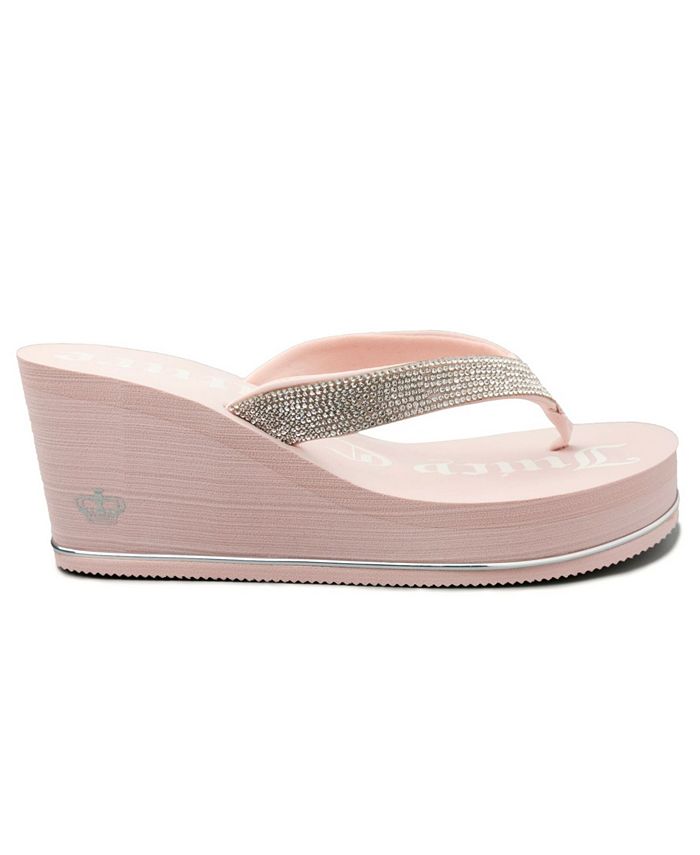 Juicy Couture Women's Ultra Wedge Thong Sandal Macy's