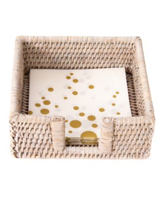 Artifacts Trading Company Artifacts Trading Company Cocktail Napkin Holder with Cutout