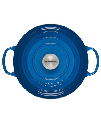 Signature Enameled Cast Iron 5.5-Quart Round Dutch Oven