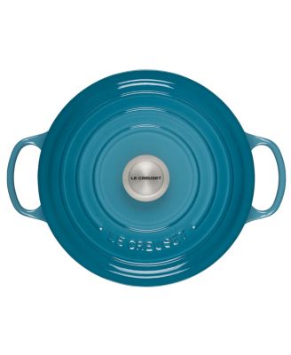 Caribbean Signature Enameled Cast Iron 5.5 Qt. Round Dutch Oven