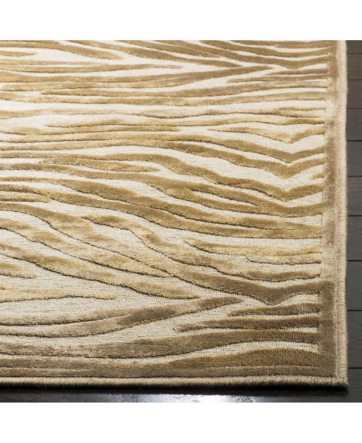 Martha Stewart Collection MSR74305Area Rug - Taupe
