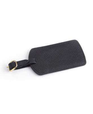 Luggage Tag with Gold Plated Hardware