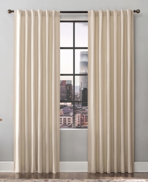 Scott Living Renato 50" X 96" Linen Blend Curtain Panel In Ecru
