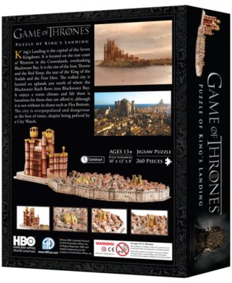 Game Of Thrones- Kings Landing 3D Puzzle- 260 Pieces