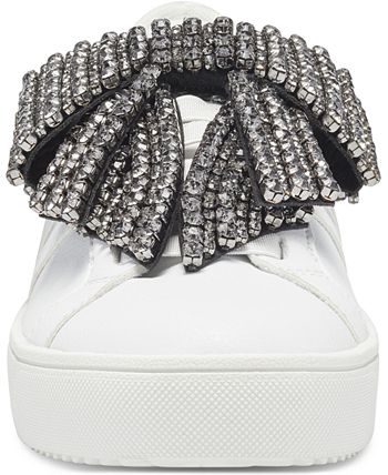 INC International Concepts Women s Danelia Rhinestone Bow Lace Up
