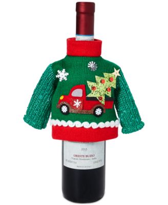 Holiday Lane - Christmas Cheer Christmas Sweater Bottle Cover