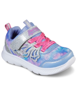 image of Skechers Toddler Girl-s Comfy Flex 2.0 - Pixie Dazzle Stay-Put Closure Running Sneakers from Finish Line