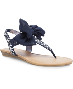 image of Wild Pair Swan Flat Thong Sandals, Created for Macy-s Women-s Shoes