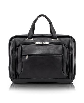 West Loop Expandable Double Compartment Briefcase