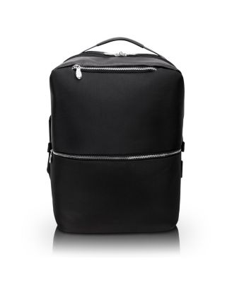 East Side 17" Nylon 2-In-1 Laptop Tablet Convertible Travel Backpack Cross-Body