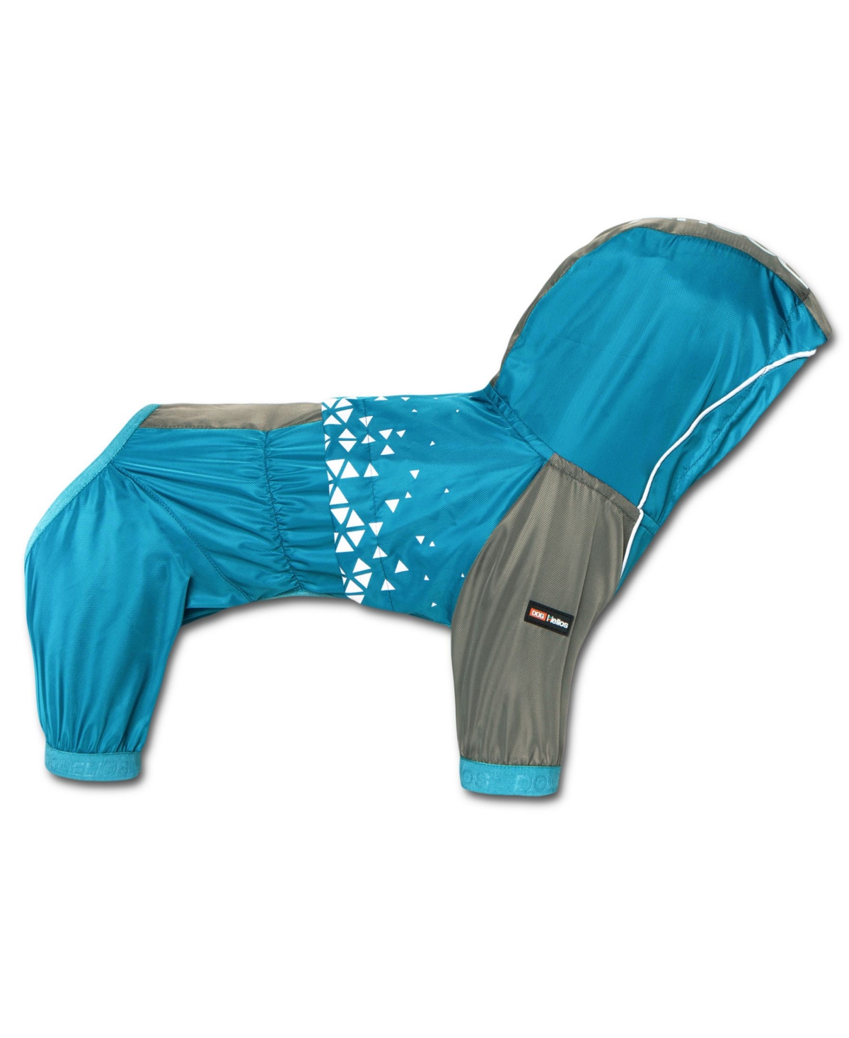 'Vortex' Full Bodied Water-resistant Windbreaker Dog Jacket - Blue