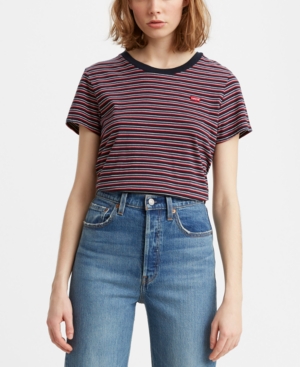image of Levi-s Perfect Cotton Striped T-Shirt