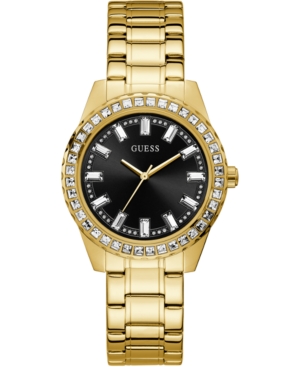 image of Guess Women-s Gold-Tone Stainless Steel Bracelet Watch 38mm
