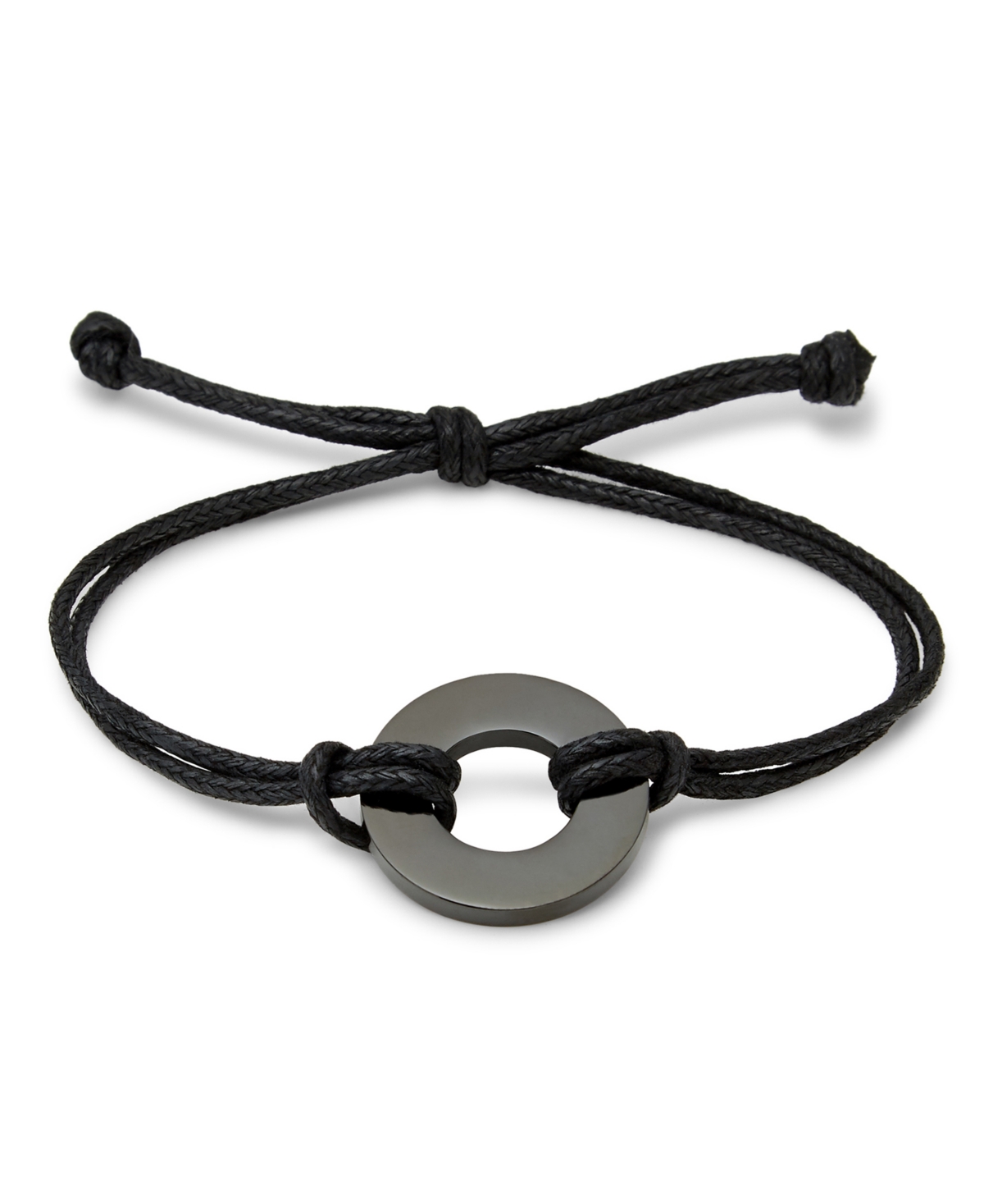 Eve's Jewelry Men's Stainless Steel Circle Bracelet