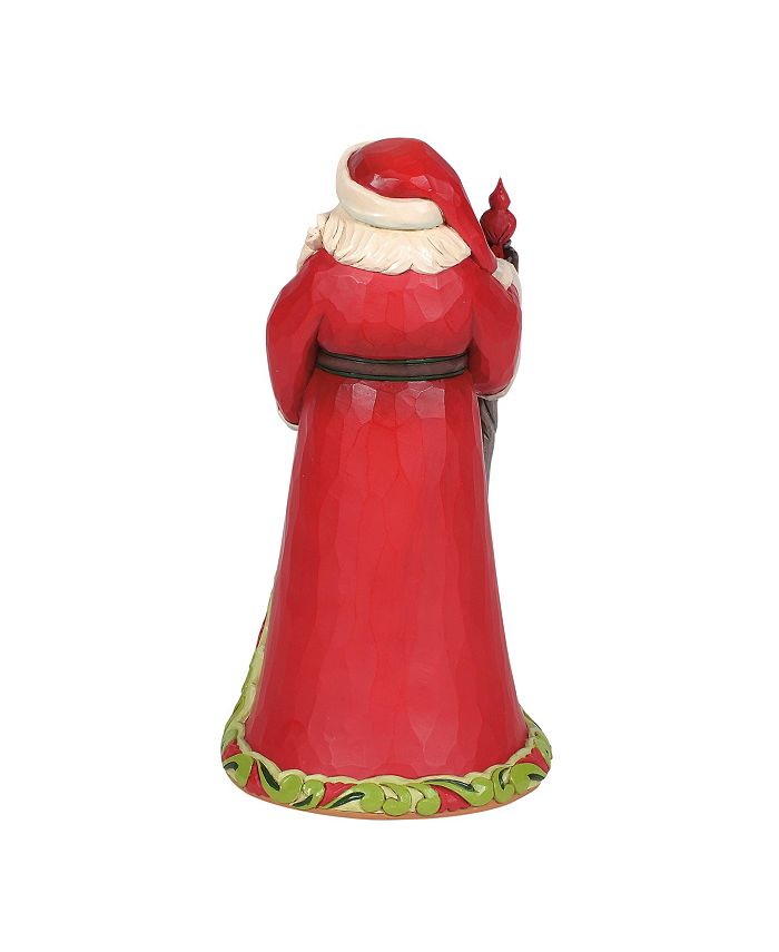 jim shore santa cardinal