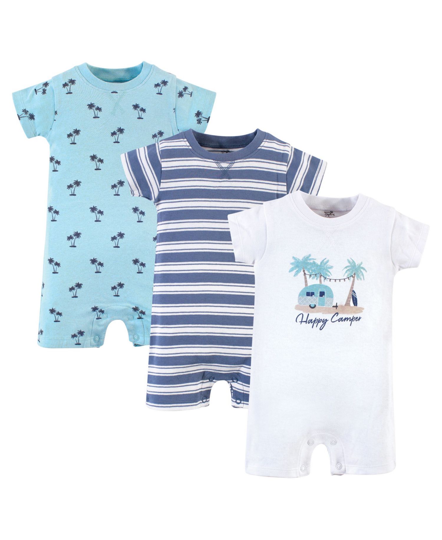 Baby Boys Natural Cotton Jumpsuits