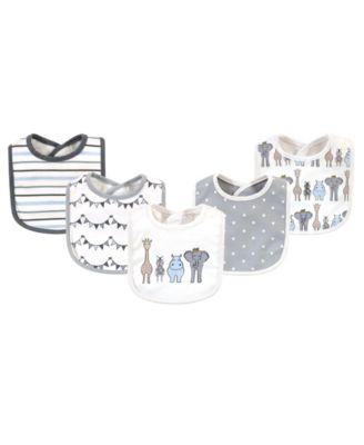 Boys 5Pk Interlock Bibs