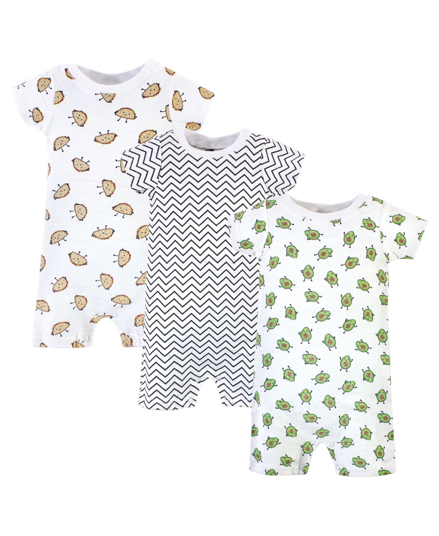 Baby Boys Hudson Soft Cotton Jumpsuits