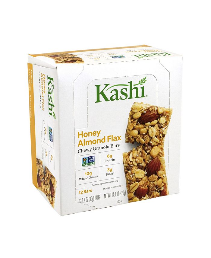 Kashi Honey Almond Flax Chewy Granola Bars, 12 Count, 2 Pack - Macy's