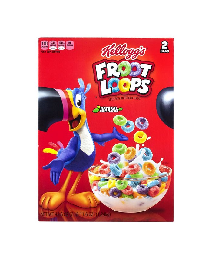 Fruit Loops Kellogg's Froot Loops Cereal, 43.6 oz. - Macy's