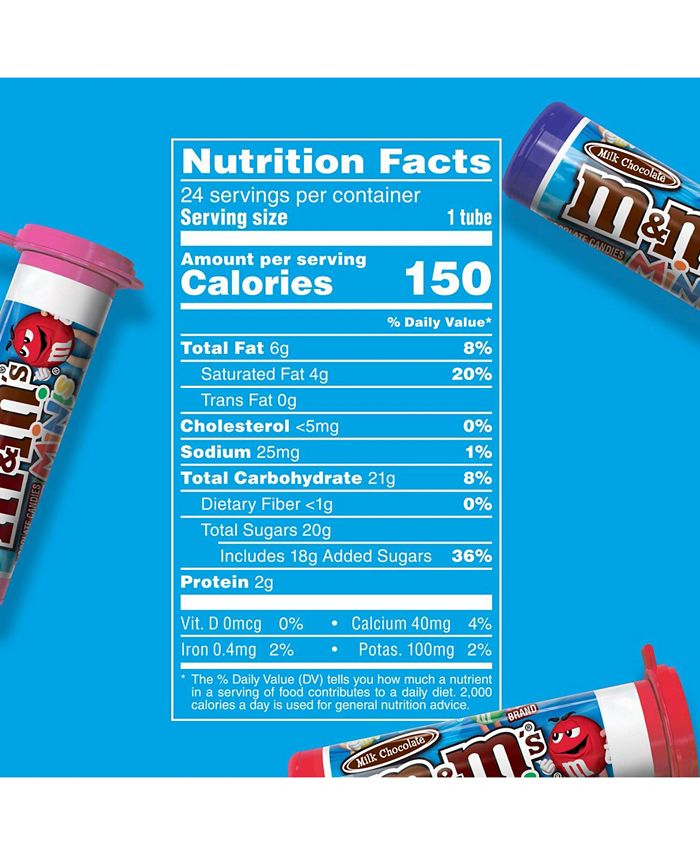M&M's Minis Tubes Milk Chocolate - 24ct