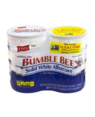 Bumble Bee Solid White Albacore Tuna, 5 oz, 8 Pack - Macy's