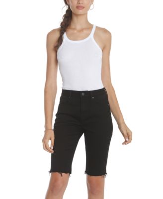 Vigoss Jeans - Frayed Bermuda Shorts