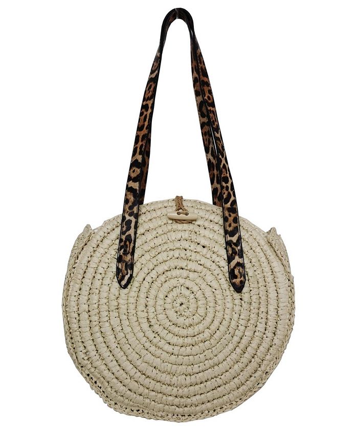 Macys on sale straw bag