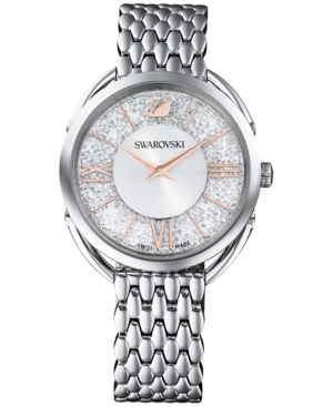 image of Swarovski Women-s Swiss Crystalline Glam Stainless Steel Bracelet Watch 35mm