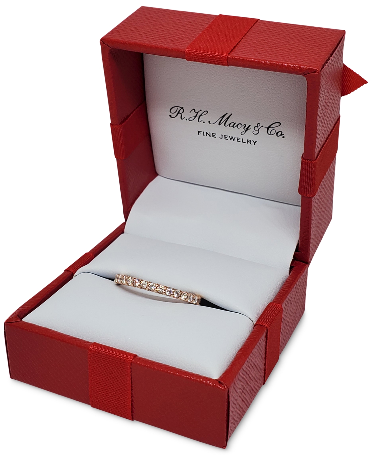 Diamond Band (1/4 ct. t.w.) in 14k White, Yellow, or- Rose Gold