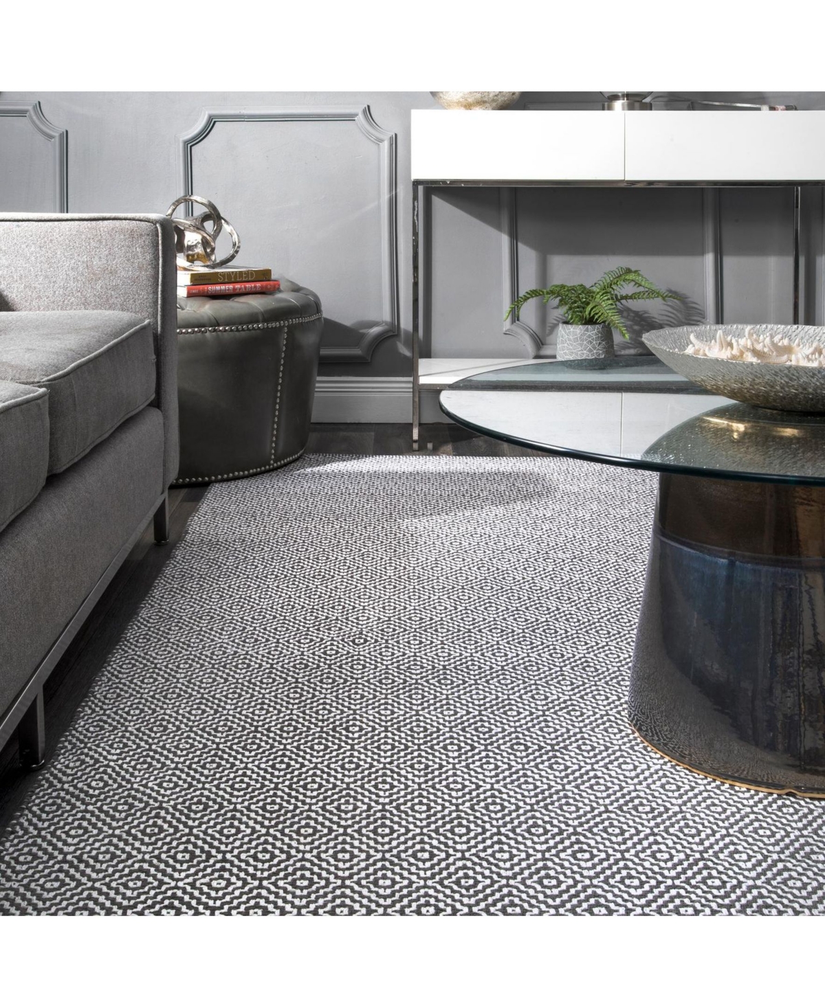 nuLoom Lorretta HMCO6CArea Rug - Gray