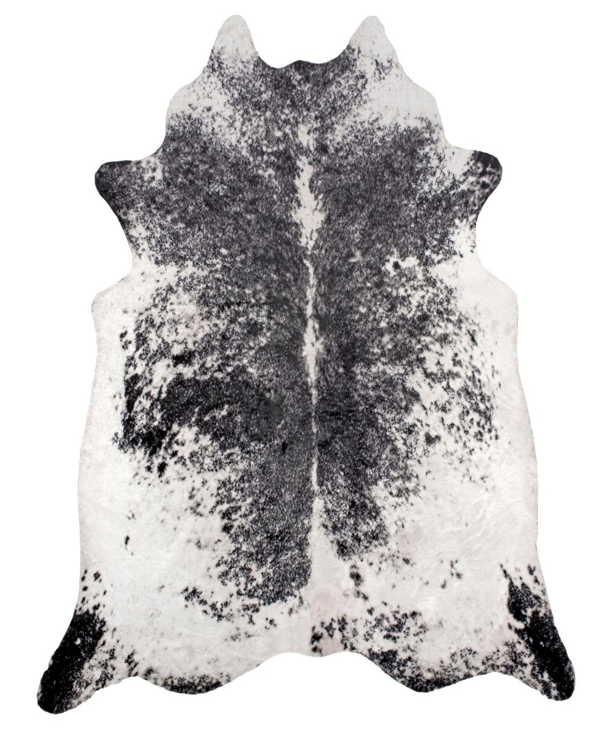 nuLoom Halina GLCA01B Black 5' x 6'7in Area Rug - Black