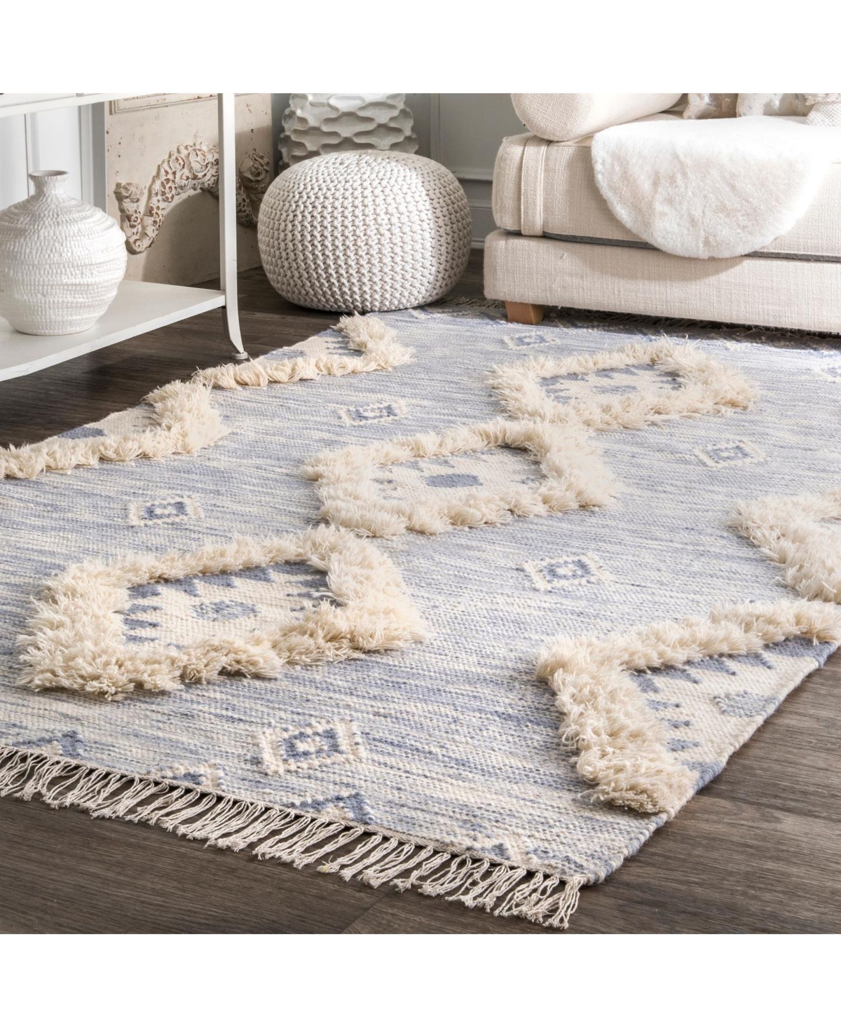 nuLoom Savannah SPMO01CArea Rug - Blue