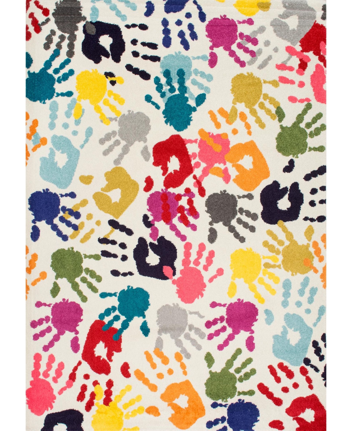 nuLoom Pinkie ECCR15A Multi 6'7in x 9' Area Rug - Multi