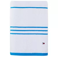 Deals on Tommy Hilfiger Modern American Stripe 30x54-in Cotton Bath Towel