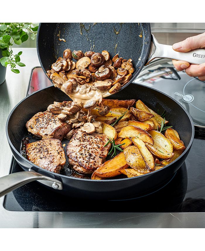 GreenPan SearSmart™ Ceramic Nonstick 8" and 10" Fry Pan Set Macy's