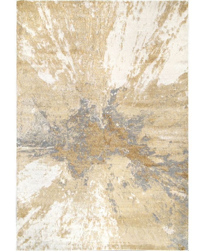 nuLoom Cyn CFDR02A Gold 5' x 8' Area Rug Macy's