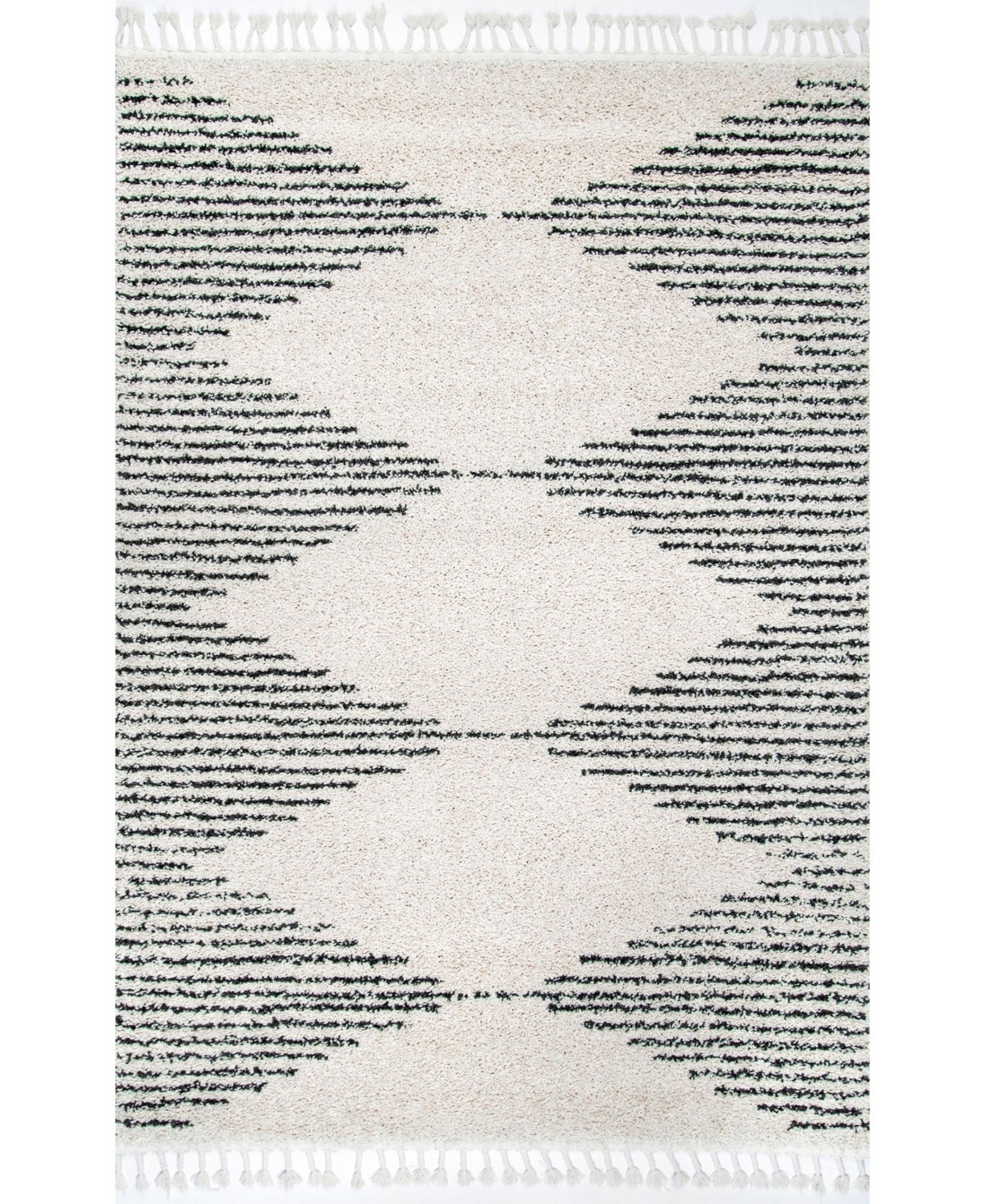 nuLoom Bria GCDI09A Ivory 8' x 10' Area Rug - Ivory