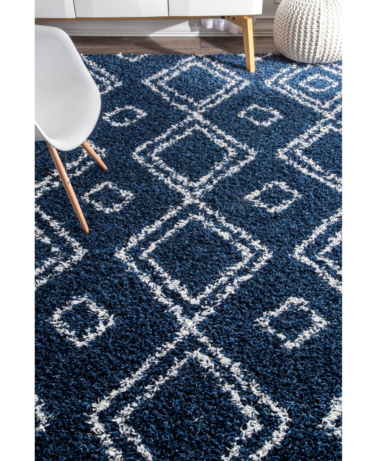 nuLoom Iola OZSG18C5' Area Rug - Blue