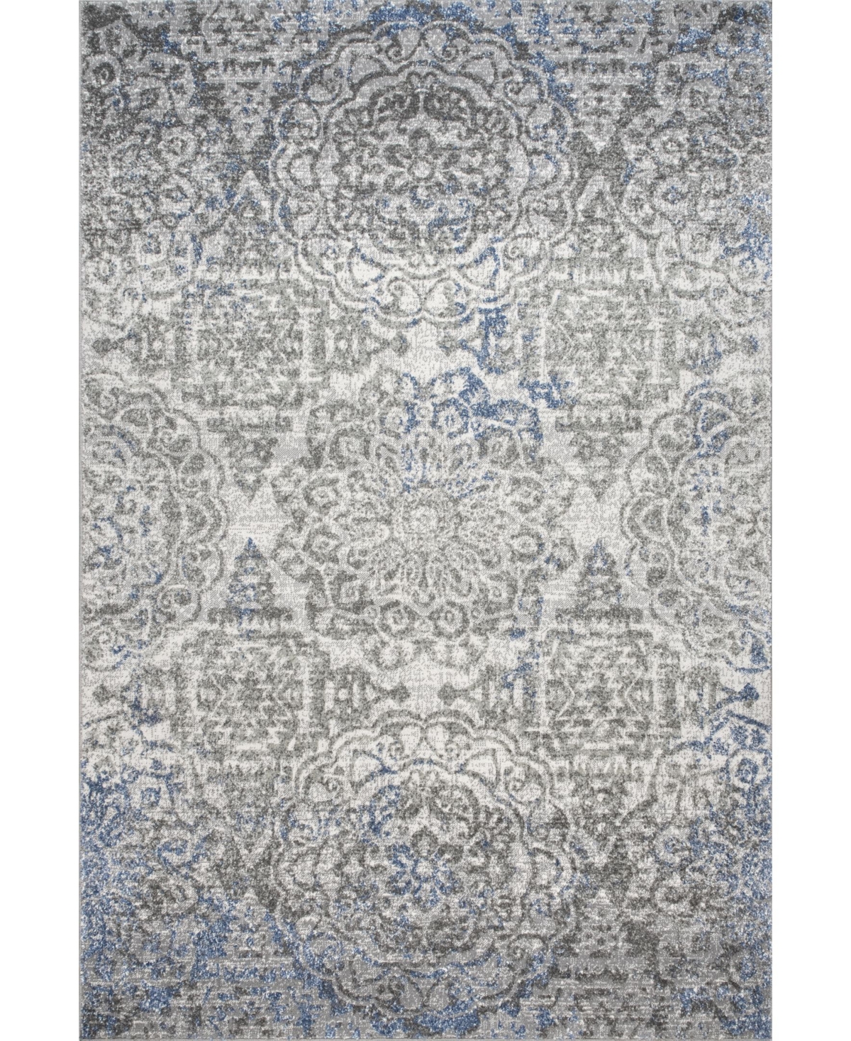 nuLoom Bellamy RZSP03C Silver 8' x 10' Area Rug - Silver
