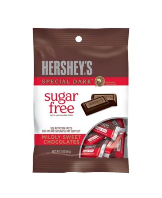 Hershey's Special Dark Sugar Free Peg Bag, 3 oz, 12 Count - Macy's