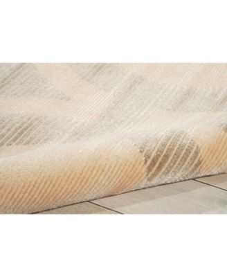 Luminance LUM01 Cream and Gray 7'6" x 10'6" Area Rug