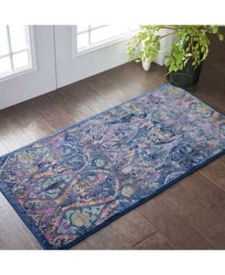 Ankara Global ANR08 Navy and Multi Rug