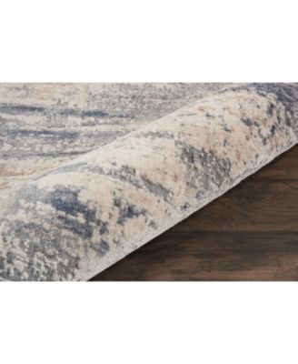 Rustic Textures RUS04 Beige and Gray 2'2" x 7'6" Runner Rug