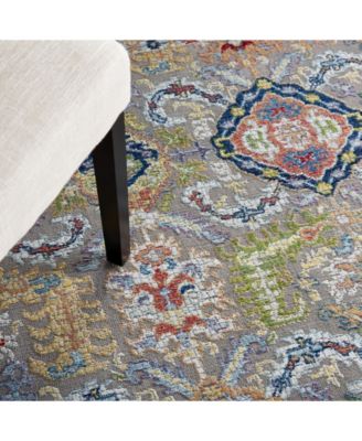 Ankara Global ANR12 Gray and Multi Rug