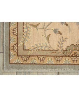 Persian Empire PE22 Aqua 2'3" x 8' Runner Rug