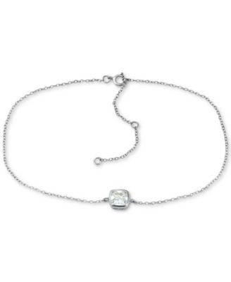 Giani Bernini - Cubic Zirconia Bezel Ankle Bracelet
